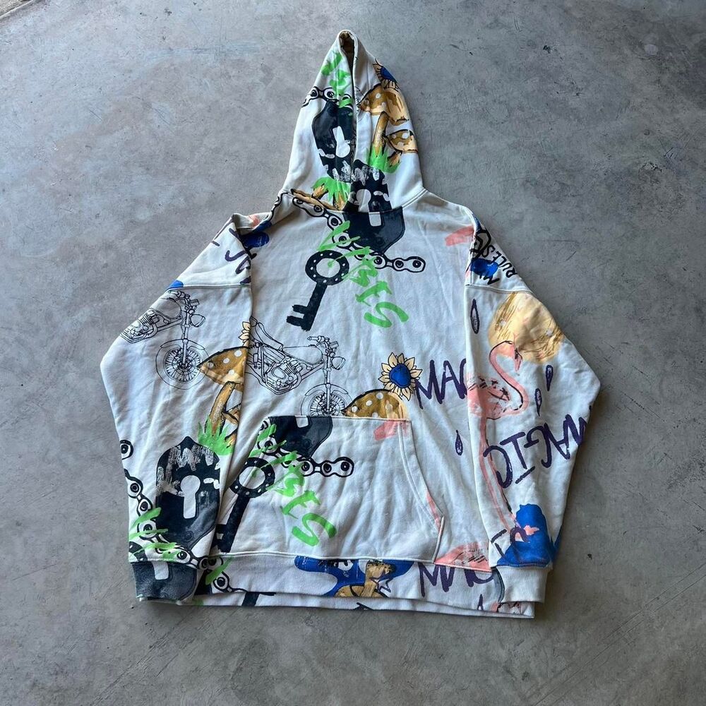 2000s Nobo No Boundaries AOP y2k tee Mens size Xl Oversized fit